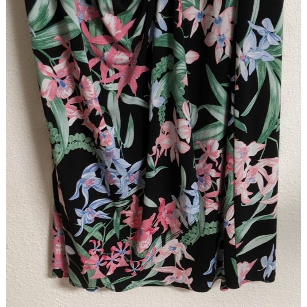 Tommy Bahama Women's Orchid Isle Faux Wrap Dress Tropical Classic Vacation Large - Picture 6 of 16